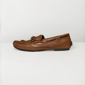 Polo Ralph Lauren Roberts Men’s 11D Brown Leather Driving Moccasins Loafers